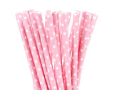 Light Color Paper Straws (25pcs)