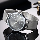 Women’s Minimalist Silver Quartz Watch
