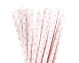 Light Color Paper Straws (25pcs)