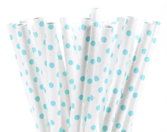 Light Color Paper Straws (25pcs)