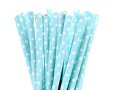 Light Color Paper Straws (25pcs)