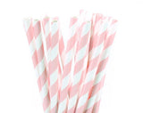 Light Color Paper Straws (25pcs)