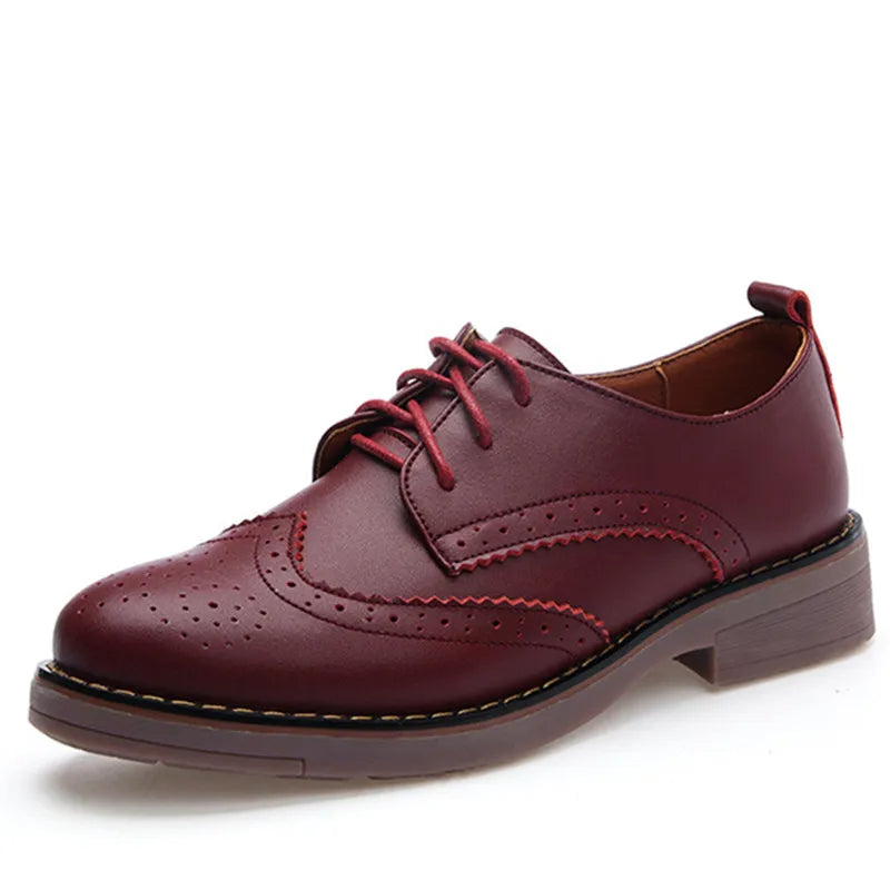 Women Brogue Flats – 2025