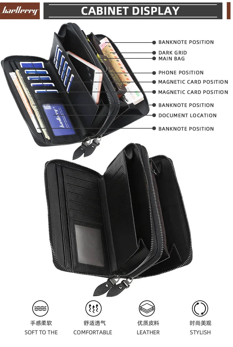 Executive Long Zip Wallet