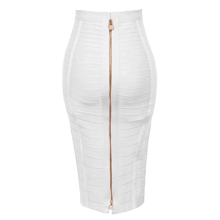 Women Candy Color Knit Skirt