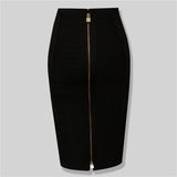 Women Candy Color Knit Skirt