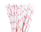 Light Color Paper Straws (25pcs)