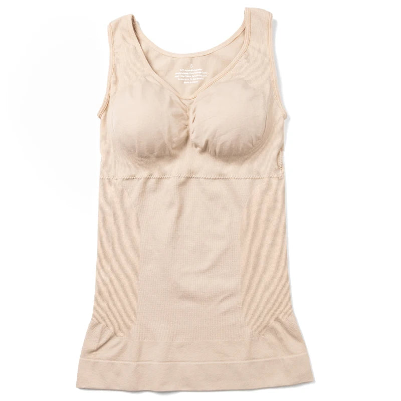 Tummy Control Built‑in Bra Cami Shaper