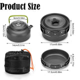 Camping Cookware Kit Set