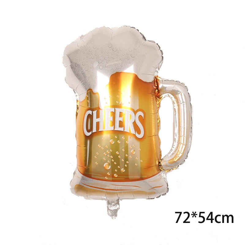 Champagne Goblet Helium Balloon