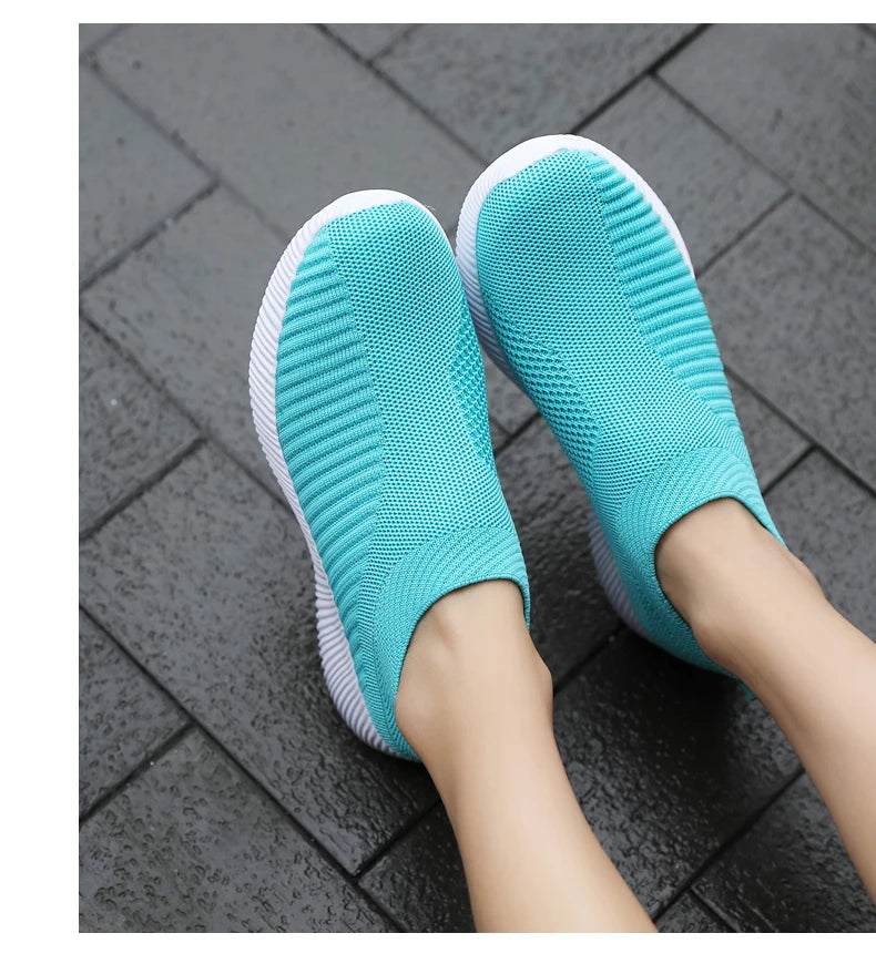 Women's Vulcanized Slip-On Sneakers