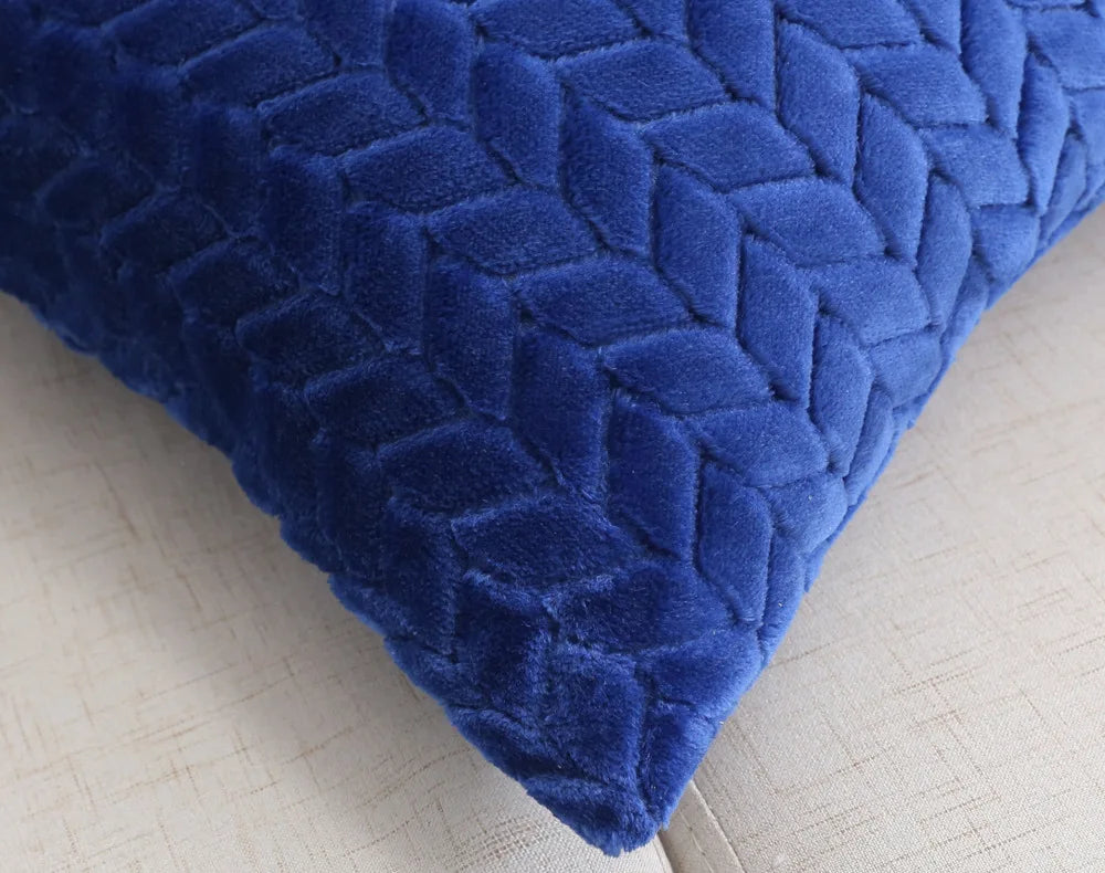 Plush Decorative Pillow Cover