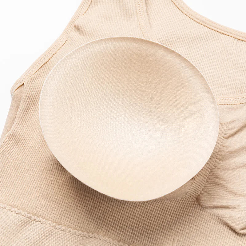 Tummy Control Built‑in Bra Cami Shaper