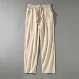 Men's Plus Size Linen Tracksuit Set