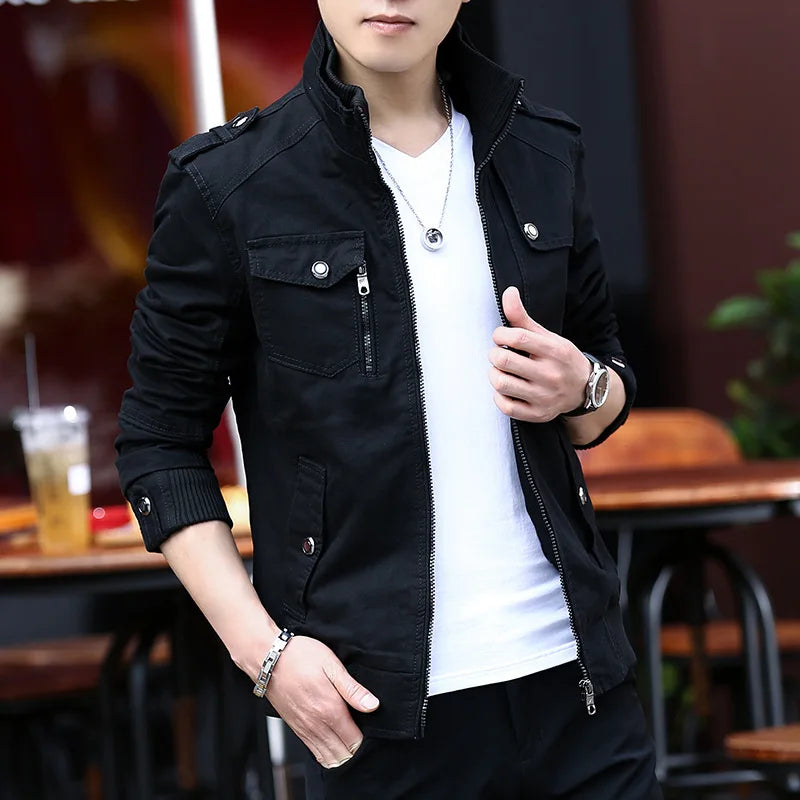 Men’s Army Military Bomber Jacket