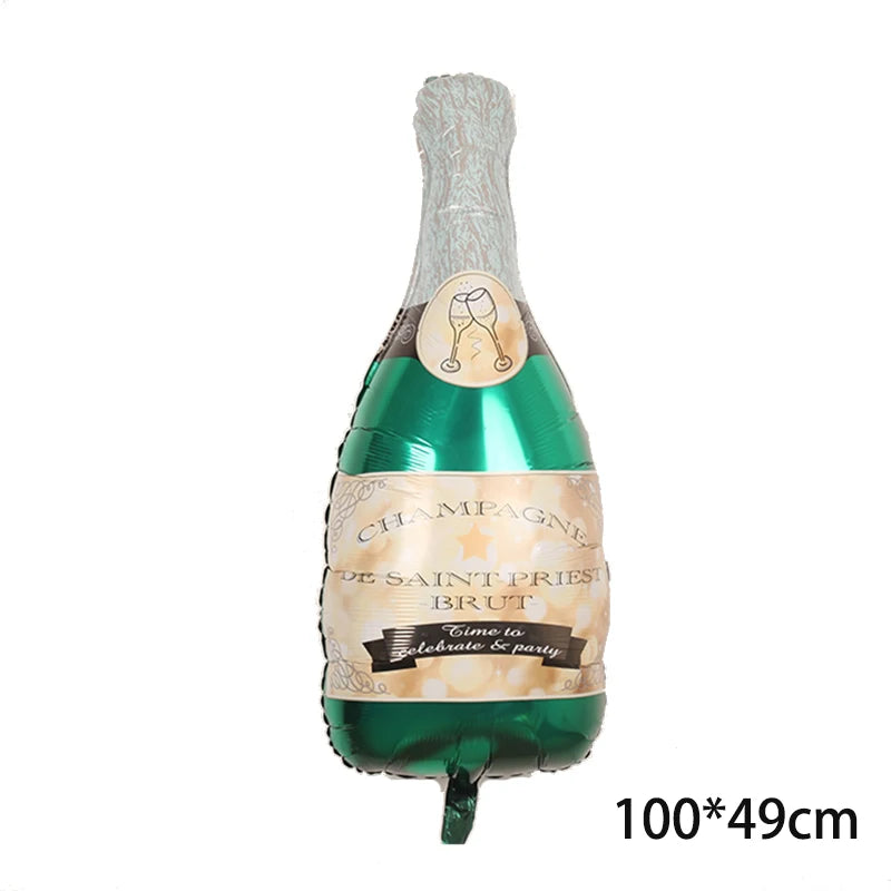 Champagne Goblet Helium Balloon