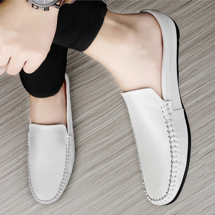 Men’s Summer Leather Mules