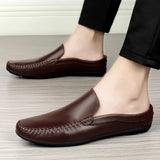 Men’s Summer Leather Mules