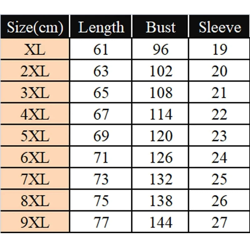 Men's Plus Size Hooded T-Shirt – 5XL to 9XL