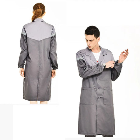 TONFLAT YATTIC Workshop Coverall – Durable Utility Work Suit for Men and Women in Grey