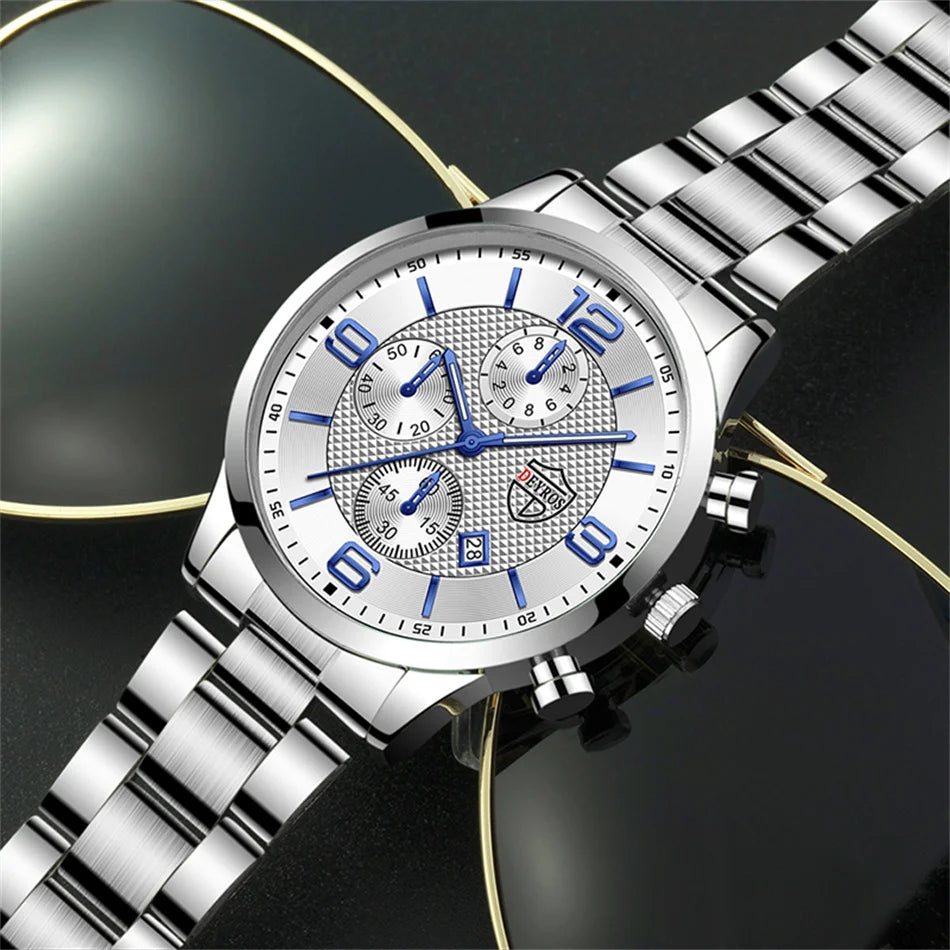 Men’s Business Quartz Watch with Calendar