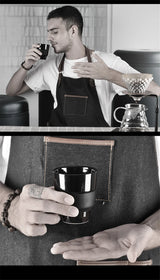 Barista Ceramic Couple Coffee Cups