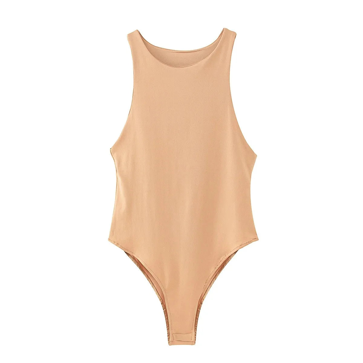 Women Solid Bodycon Club Bodysuit