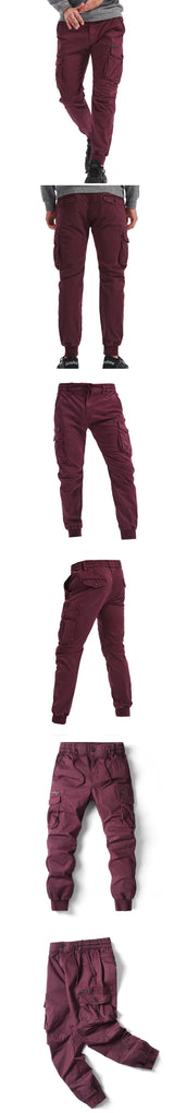 Men's Plus Size Cargo Jogger Pants – Cotton Full Length