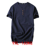 Men's Plus Size Linen T-Shirt – Oversized Summer Fit