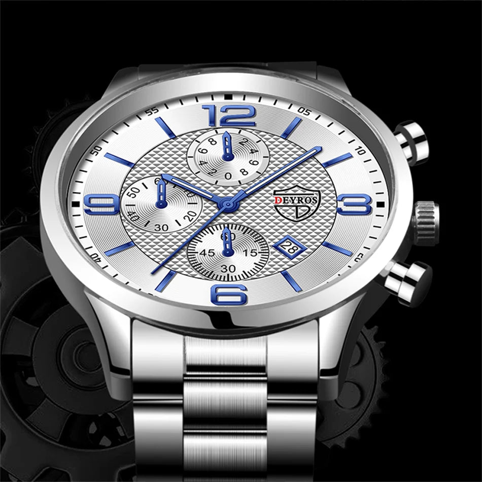 Men’s Business Quartz Watch with Calendar