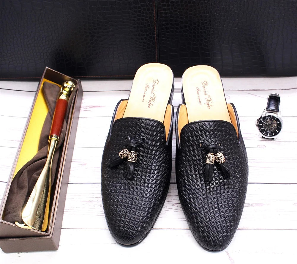Men’s Designer Leather Mules