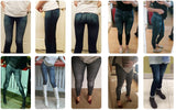 Women Printed Denim Leggings