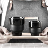 Barista Ceramic Couple Coffee Cups