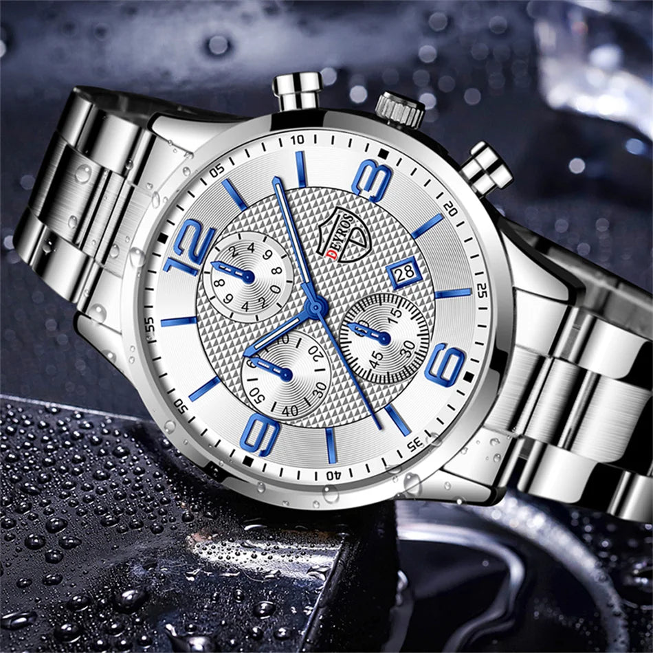 Men’s Business Quartz Watch with Calendar