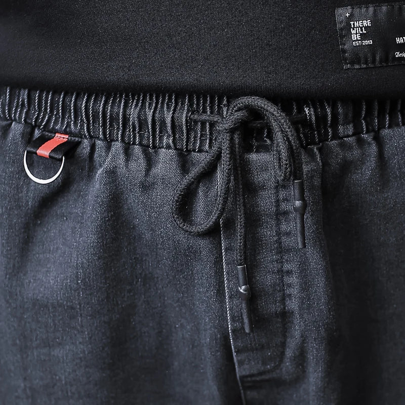 Men's Plus Size Harem Denim Joggers