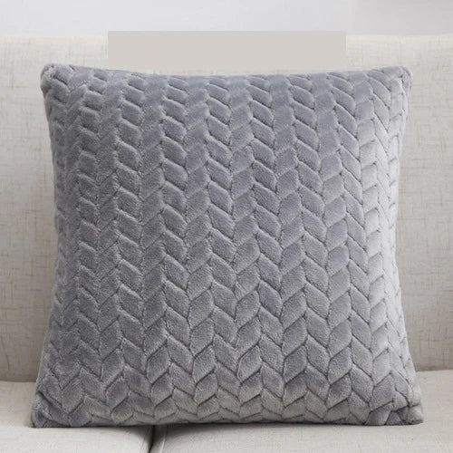 Plush Decorative Pillow Cover