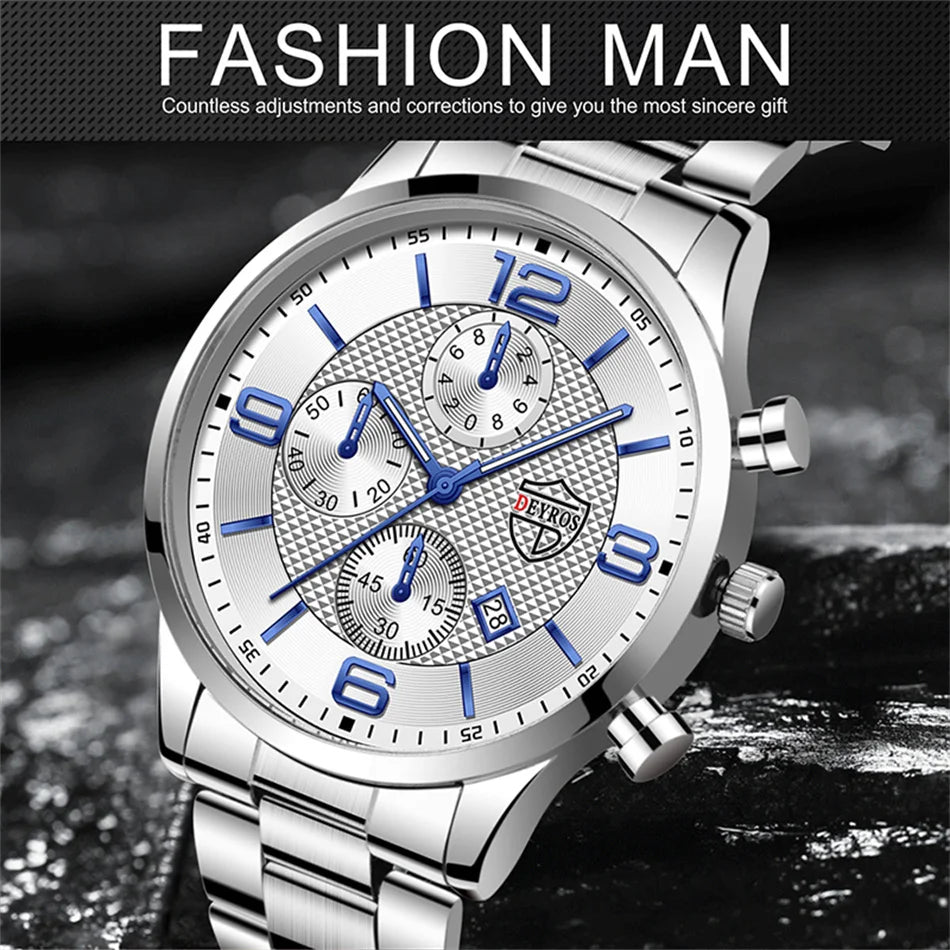Men’s Business Quartz Watch with Calendar