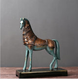 European Lucky Horse Resin Ornament