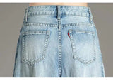 Women Vintage Baggy Summer Jeans
