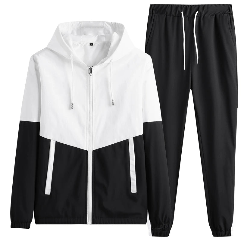 Men's Hooded Jogger Tracksuit