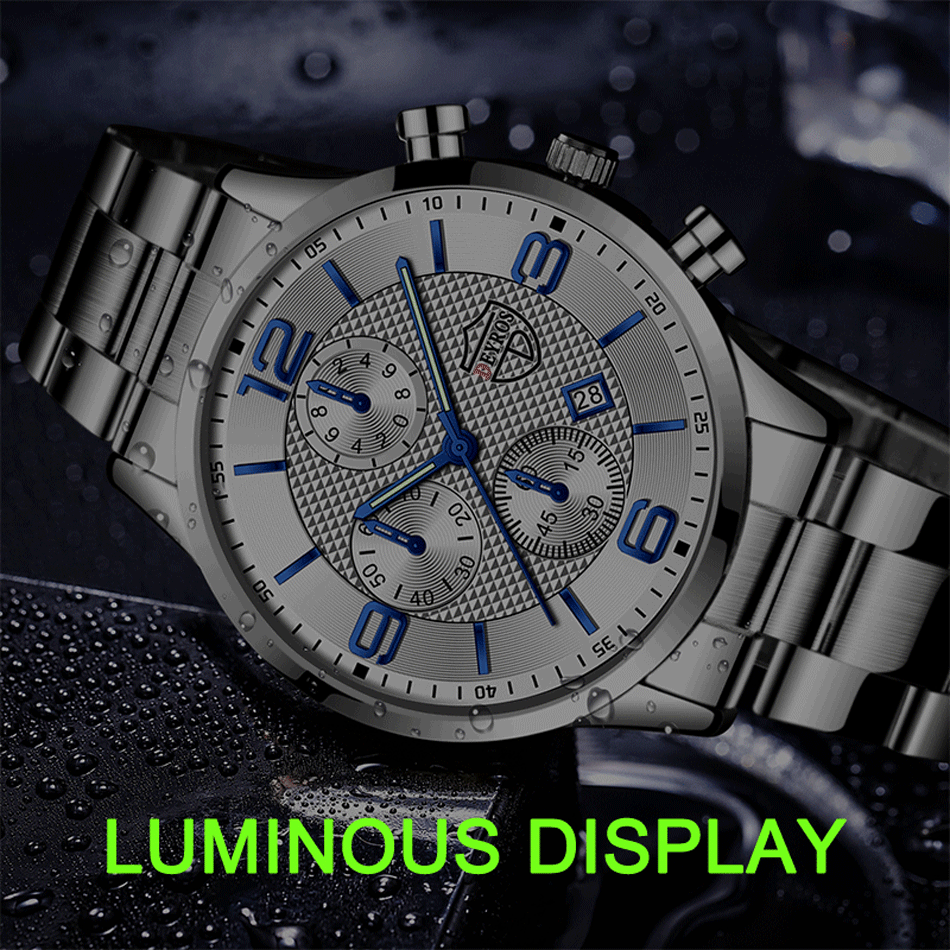 Men’s Business Quartz Watch with Calendar