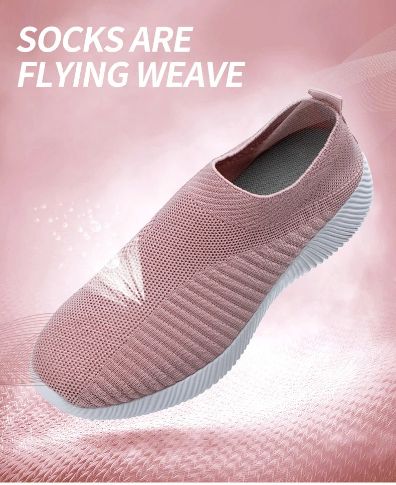 Women's Vulcanized Slip-On Sneakers