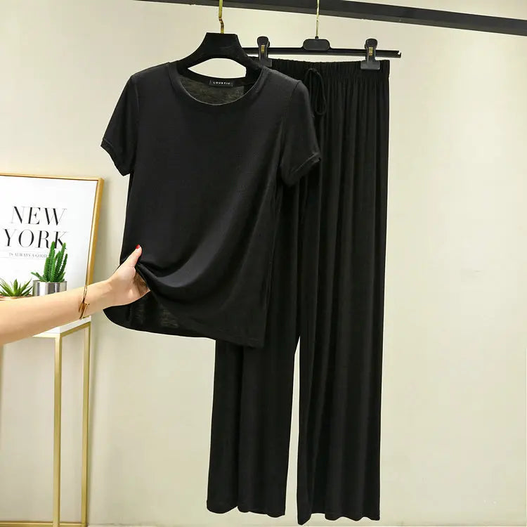 Women Modal Pajama Set Summer 2025
