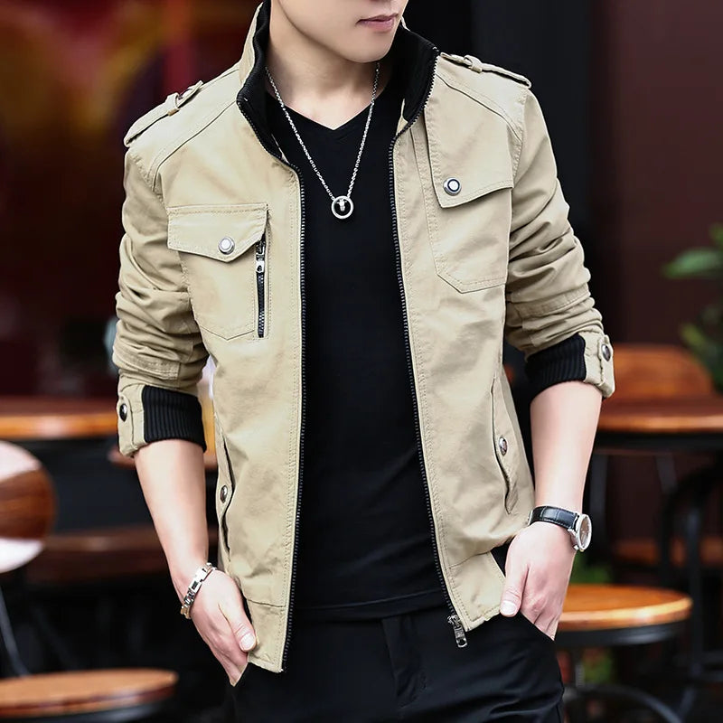 Men’s Army Military Bomber Jacket