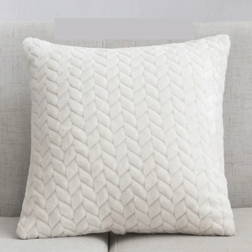 Plush Decorative Pillow Cover