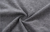 Men's Plus Size Patchwork V Neck T-Shirt – Black