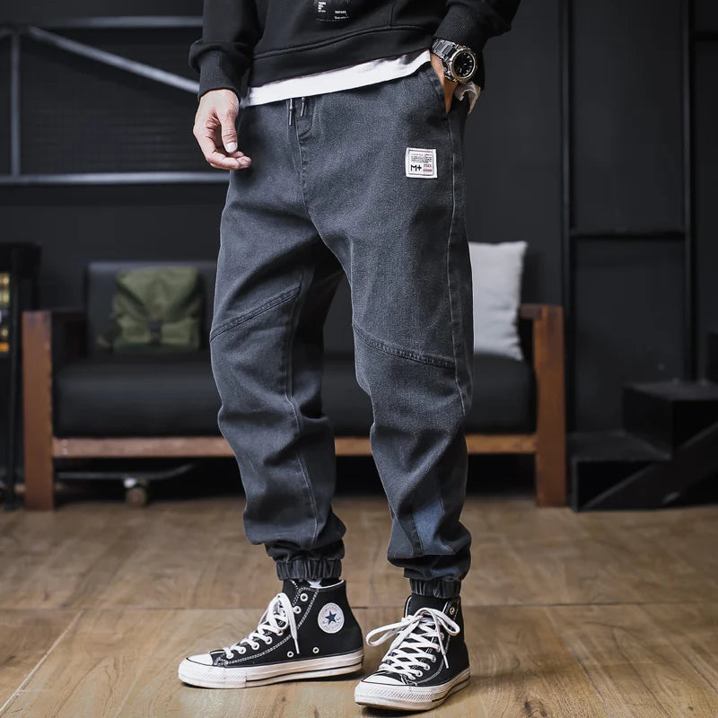 Men Plus Size Jogger Jeans