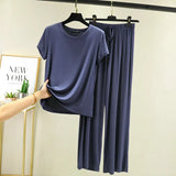 Women Modal Pajama Set Summer 2025