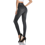 Women Printed Denim Leggings