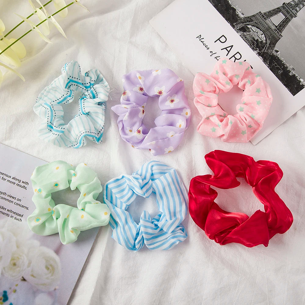 Satin Scrunchies Set